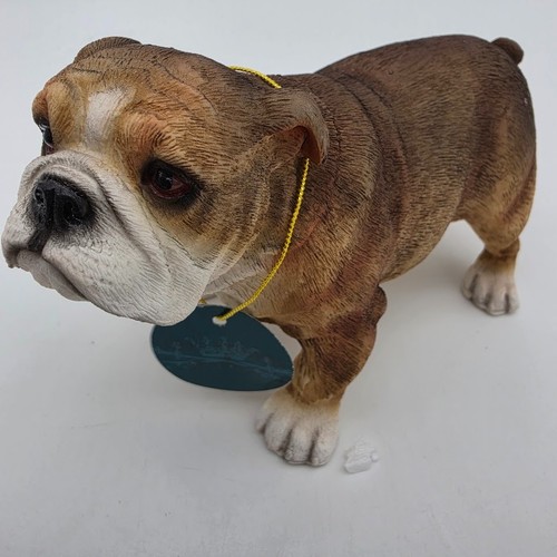 English bulldog figurine brown - english,