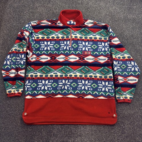 Vtg paco fleece jumper xl - vtg,