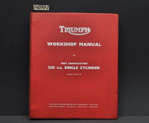 Vtg triumph tr25 trophy - triumph, 250