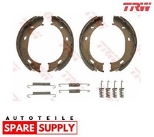 Brake shoe set, parking brake