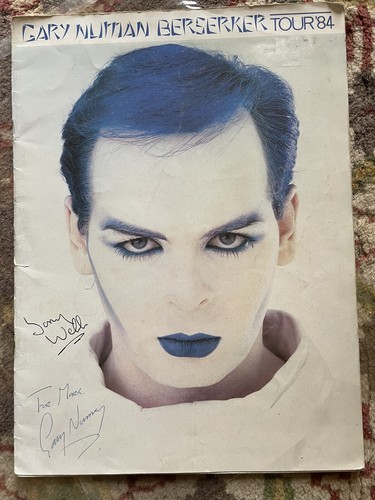 Signed gary numan - gary, tour