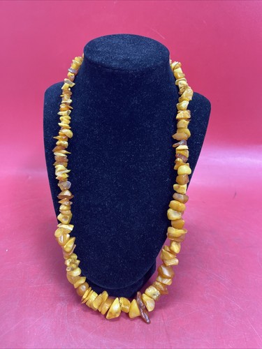 Vintage beads natural amber - natural,