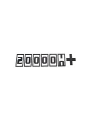 200K+ MILES CLUB Vinyl Decal