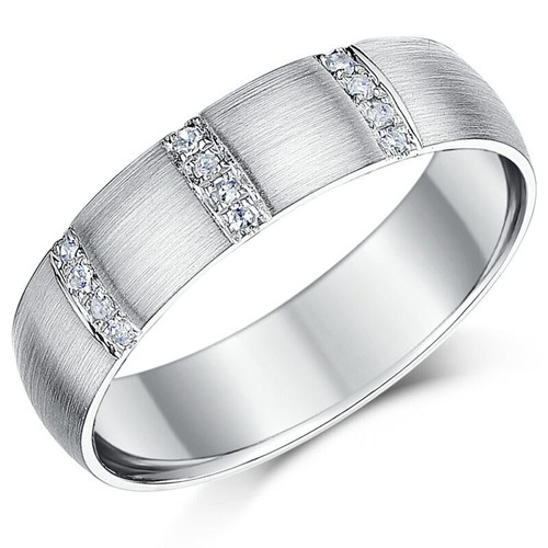 6mm palladium 950 - 6mm, diamond