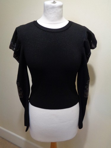 Zara black jumper with - zara,