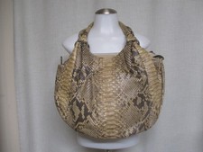 DE NICOLA Tan Brown Python