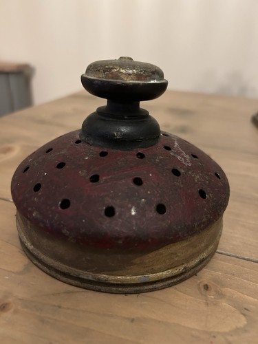 Antique solid brass enamelled - antique,