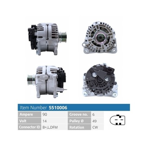 Alternator eb1580q 038903018px - alternator,