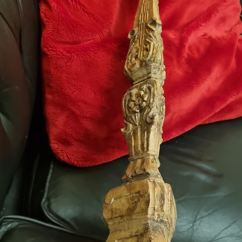 Carved wooden altar - carved,