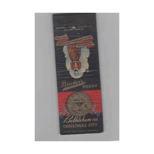 Matchbook cover bricker - matchbook,