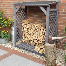 Log Store Garden Firewood Shed