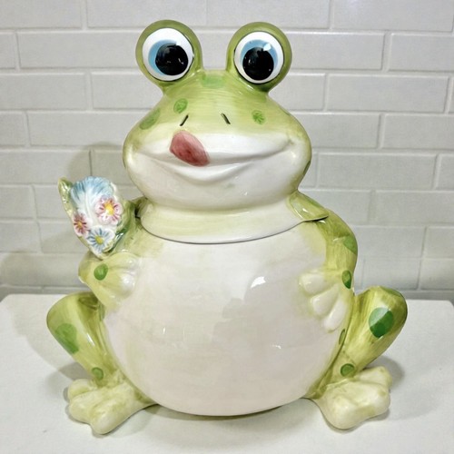 Kitsch frog cookie jar - kitsch,