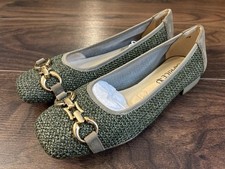 Caprice Weave Buckle Ballerina