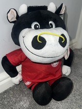 Aberdeen Football Club Angus The Bull Mascot Plush Toy Memorabilia Teddy 15” New