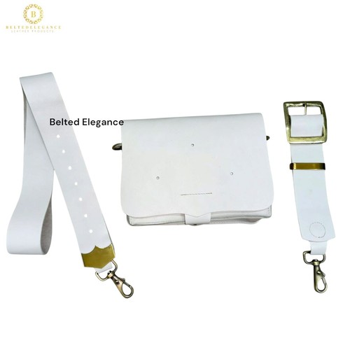 Original white leather cross - original,