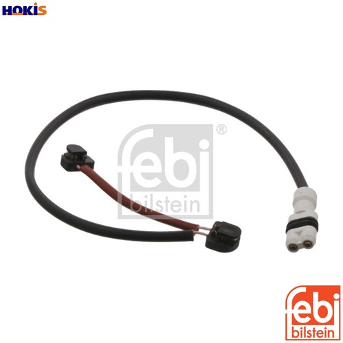 Warning contact brake pad wear - brake,