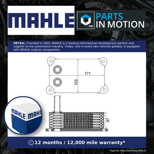 Oil cooler fits ford transit - fits,