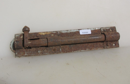 Large antique iron door lock - large,