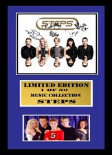 STEPS   SIGNED  FRAMED  DISPLAY