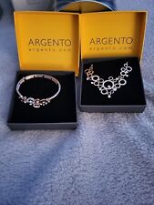 Argento Bracelet And Necklace Set