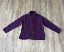 Ladies PETER STORM PERFORMANCE Plum Fleece Full Zip Jacket Top UK 16