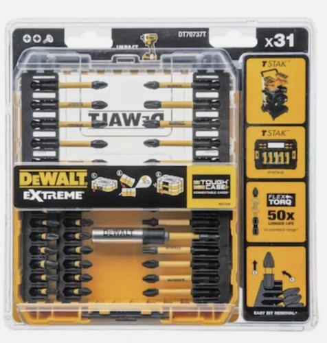 Dewalt 31pc screwdriver impact - 31pc,
