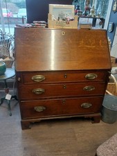 Georgian Bureau with brass