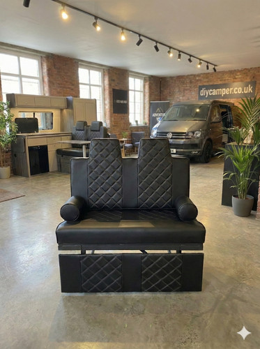 Rock and roll bed - , upholstered