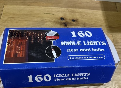 180 christmas icicle lights - christmas,