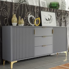 Grey Fluted Furniture Range