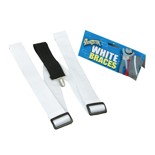 White braces - white,