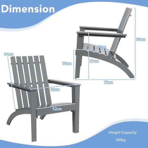 Wood adirondack chair outdoor - wood,