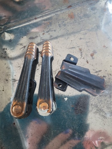 Antique art deco stair clips - antique,