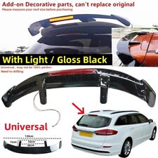For Ford Mondeo MK5 V 2014-22 Estate Rear Roof Spoiler Wing "W/ Light" Universal