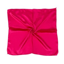 Satin Solid Silk Scarfs Hijab Plain Shiny Soft Large Square Head Neck Wrap 90x90