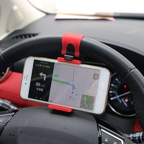 Red car phone - phone, mount