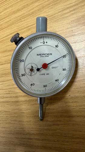 Mercer type dial test - mercer, 40