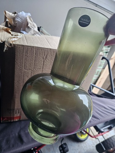 Large green vase - x2,