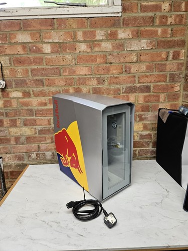 Red bull mini fridge cooler - red,