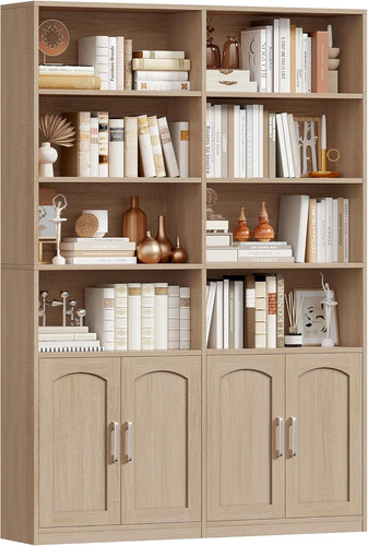 Bookcase storage cabinet tall - cabinet,