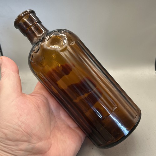 Nice 1920s amber brown - brown, glass