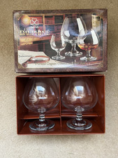 Cognac glasses with fine rim - cognac,