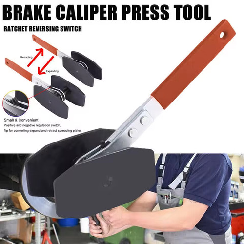 Disc brake pad ratchet - ratchet, rewind