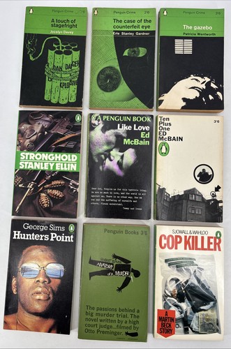 Vintage penguin crime books - vintage,