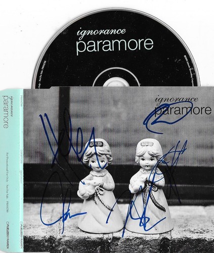 Paramore ignorance signed - paramore,