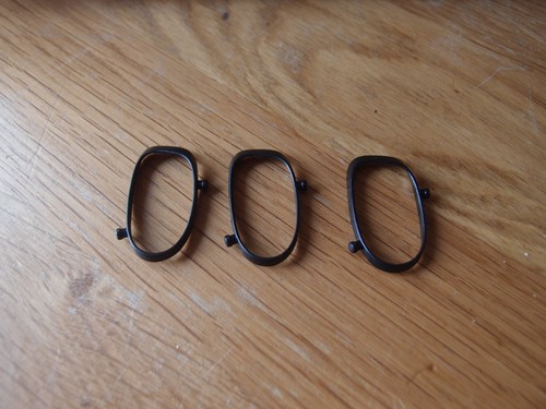 Playmobil black straps - x3,