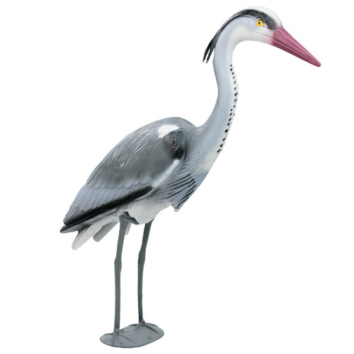 Decoy heron deterrent for pond - deterrent,