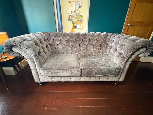 Large double seat - large, grey