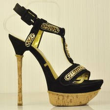 GIANMARCO LORENZI Black Suede