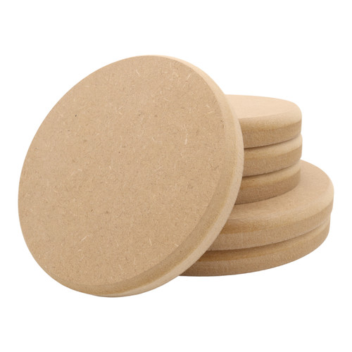 Wooden mdf circle round - round, top